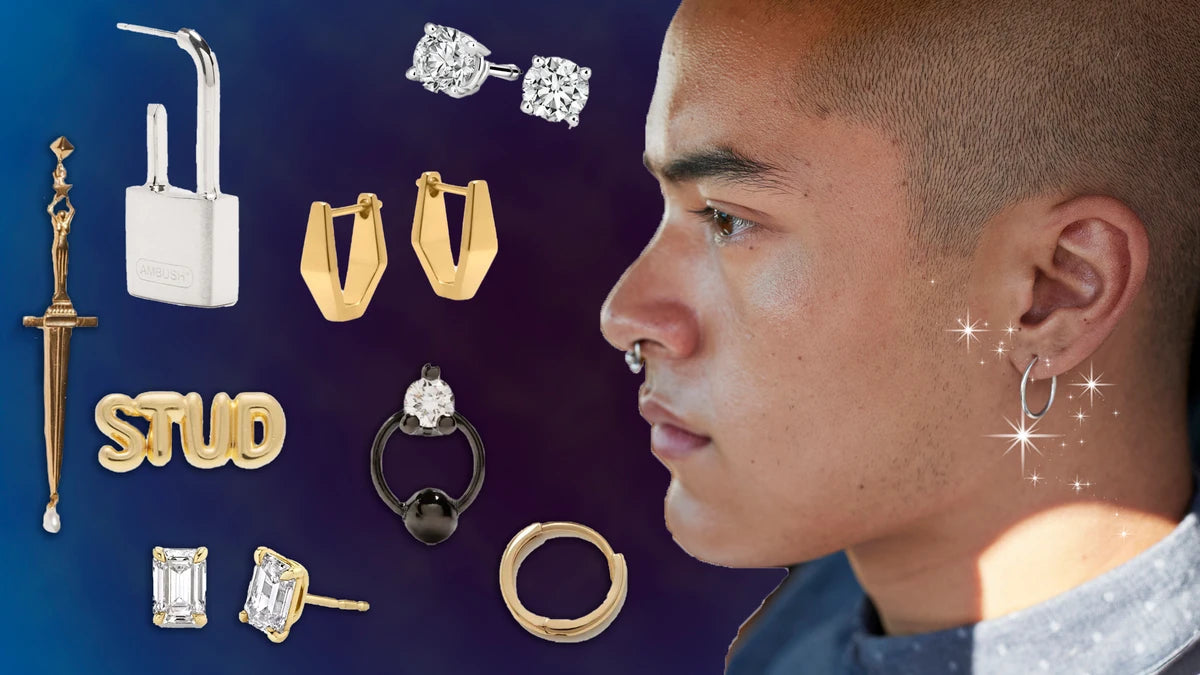 Good earrings for guys discount