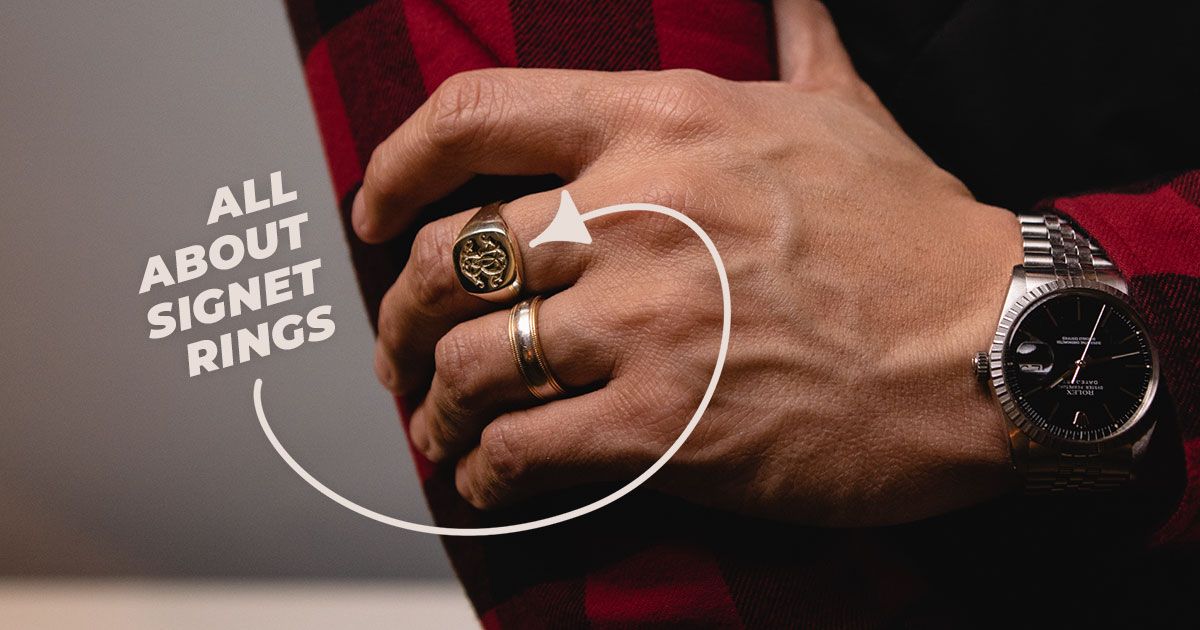 Nâng tầm phong cách của bạn với nhẫn Signet nam: Hướng dẫn toàn diện