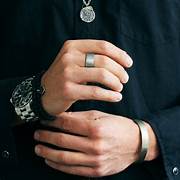 TOP 10 HOTTEST "Fashionable and Powerful" men's plain silver rings in 2023
