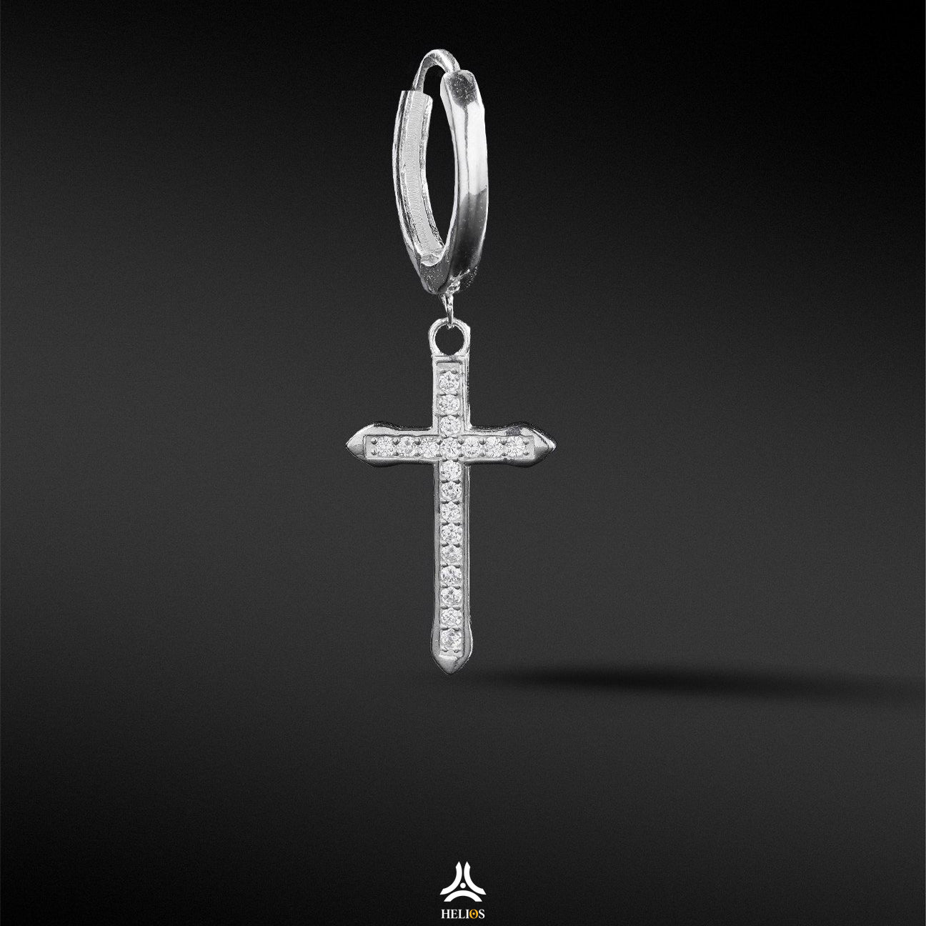 Cross Diamond Earrings Helios