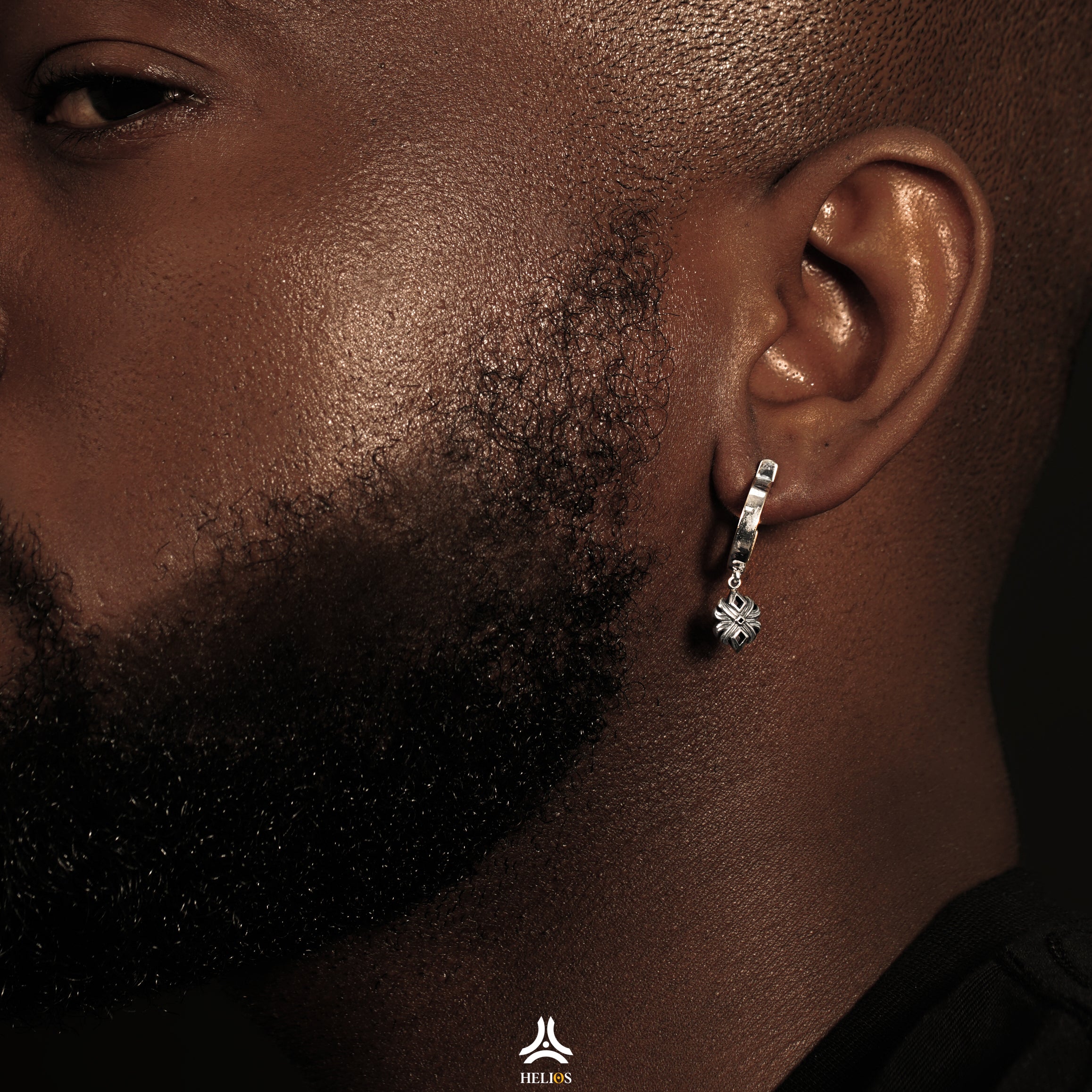Lotus Root Hoop Earring Helios