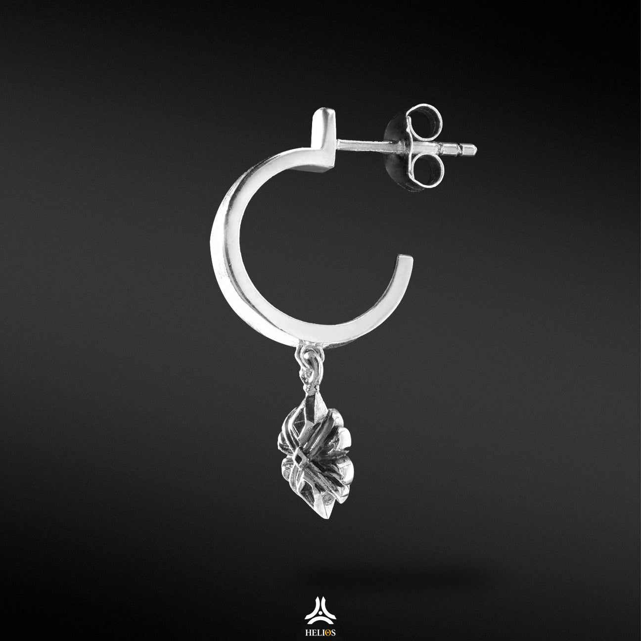 Lotus Root Hoop Earring Helios