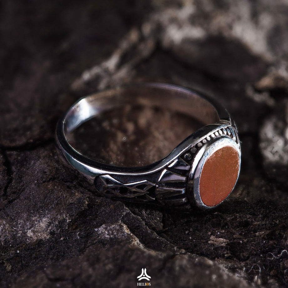 Red on sale jasper ring